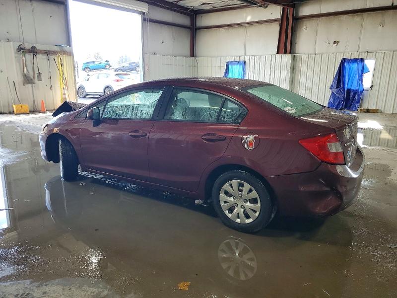Photo 2 from auction – 2012 HONDA CIVIC LX with VIN 2HGFB2F55CH501292
