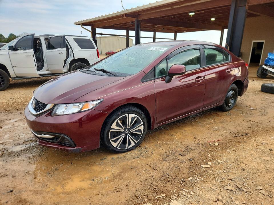 HONDA CIVIC LX 2013 with VIN 2HGFB2F53DH503978 - Photo from auction