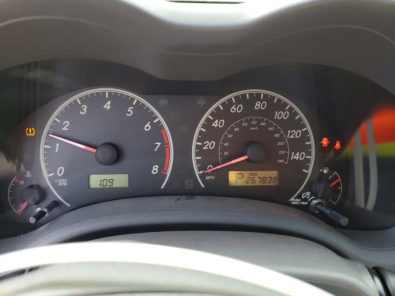 Photo 9 from auction – 2009 TOYOTA COROLLA BA with VIN JTDBL40E099063076