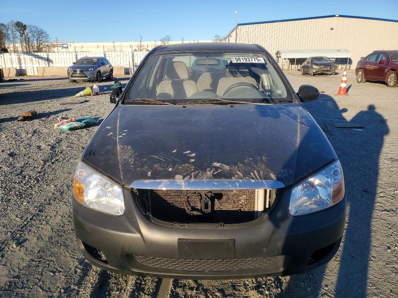 Photo 5 from auction – 2009 KIA SPECTRA EX with VIN KNAFE221395629472