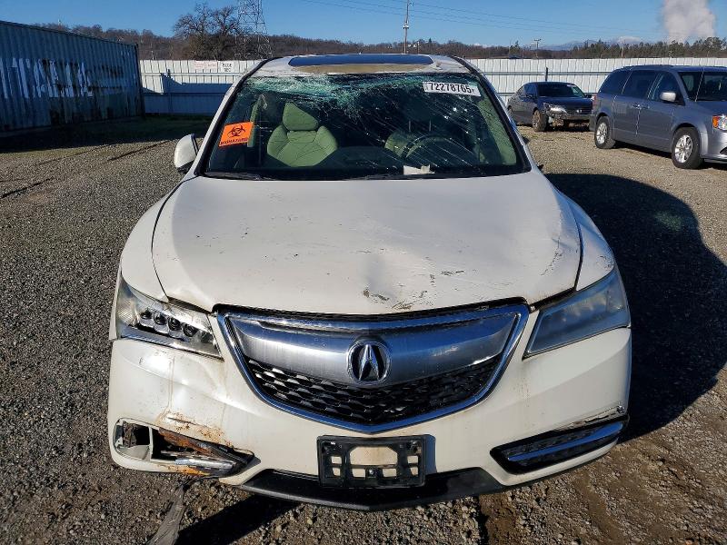 Photo 5 from auction – 2014 ACURA MDX with VIN 5FRYD3H47EB002836