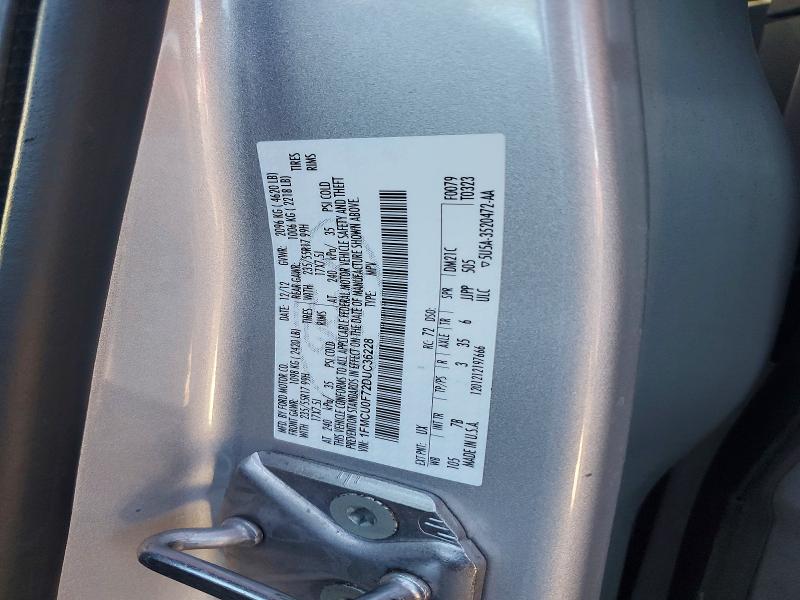 Photo 14 from auction – 2013 FORD ESCAPE S with VIN 1FMCU0F72DUC36228