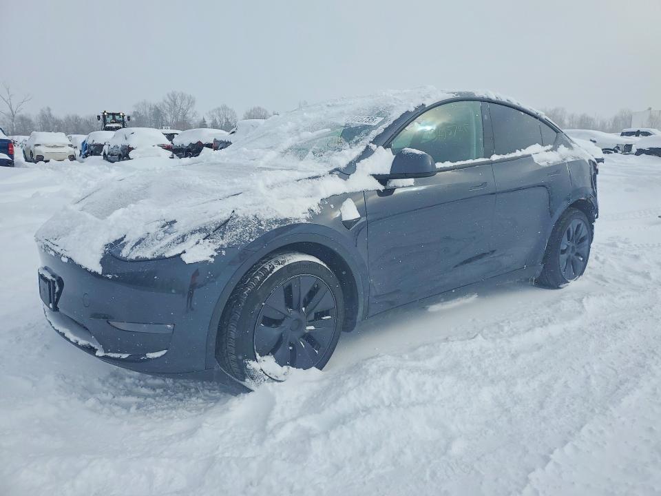 TESLA MODEL Y 2025 with VIN 7SAYGAEE9SF264253 - Photo from auction