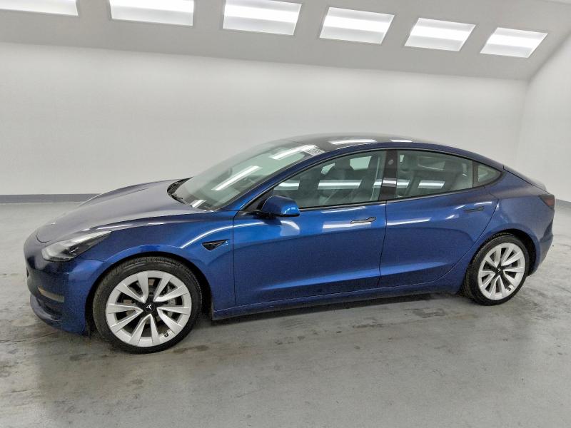 TESLA MODEL 3 2022 with VIN 5YJ3E1EA2NF143207 - Photo from auction