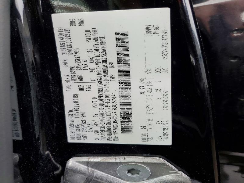 Photo 14 from auction – 2017 FORD ESCAPE SE with VIN 1FMCU9GD4HUC57841