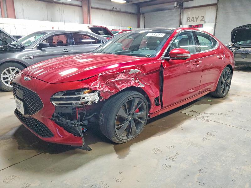 GENESIS G70 BASE 2022 with VIN KMTG54TE3NU100268 - Photo from auction