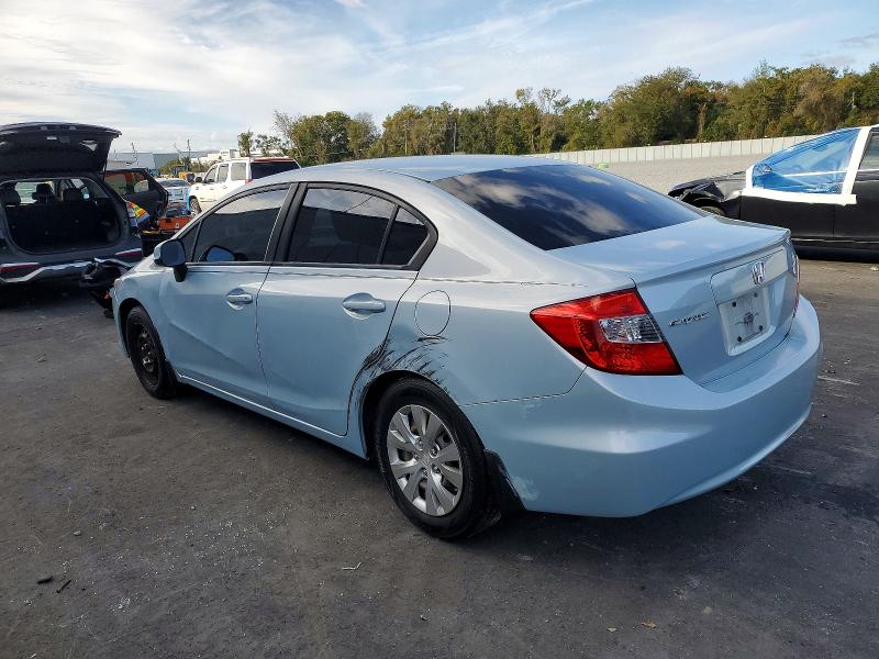 Photo 2 from auction – 2012 HONDA CIVIC LX with VIN 19XFB2F53CE067593