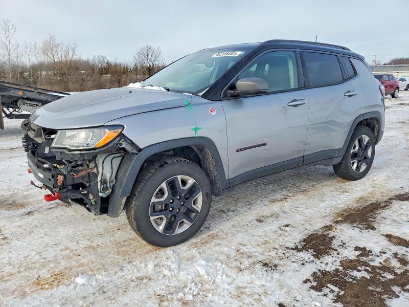 JEEP COMPASS TR 2018 with VIN 3C4NJDDB7JT163688 - Photo from auction