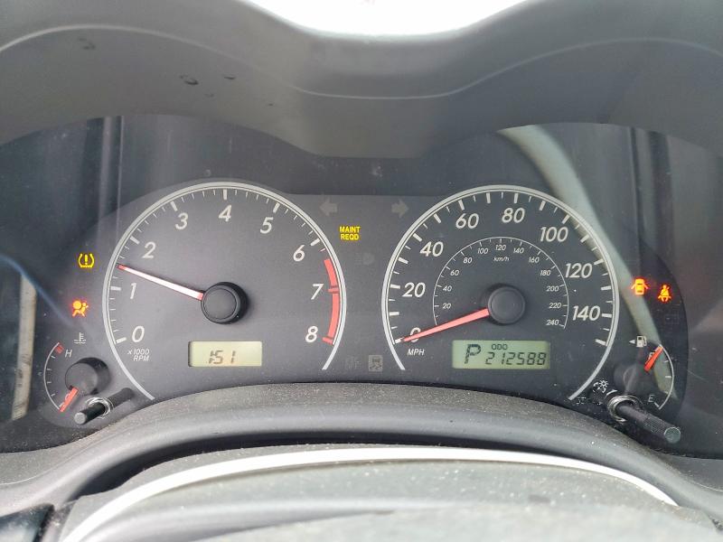 Photo 9 from auction – 2009 TOYOTA COROLLA BA with VIN JTDBL40E799053533