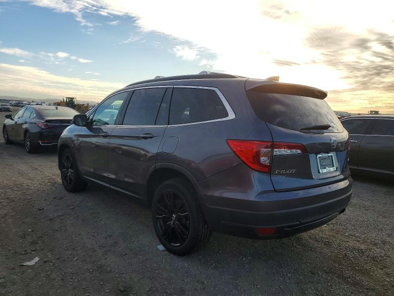 Photo 2 from auction – 2021 HONDA PILOT with VIN 5FNYF5H24MB038486