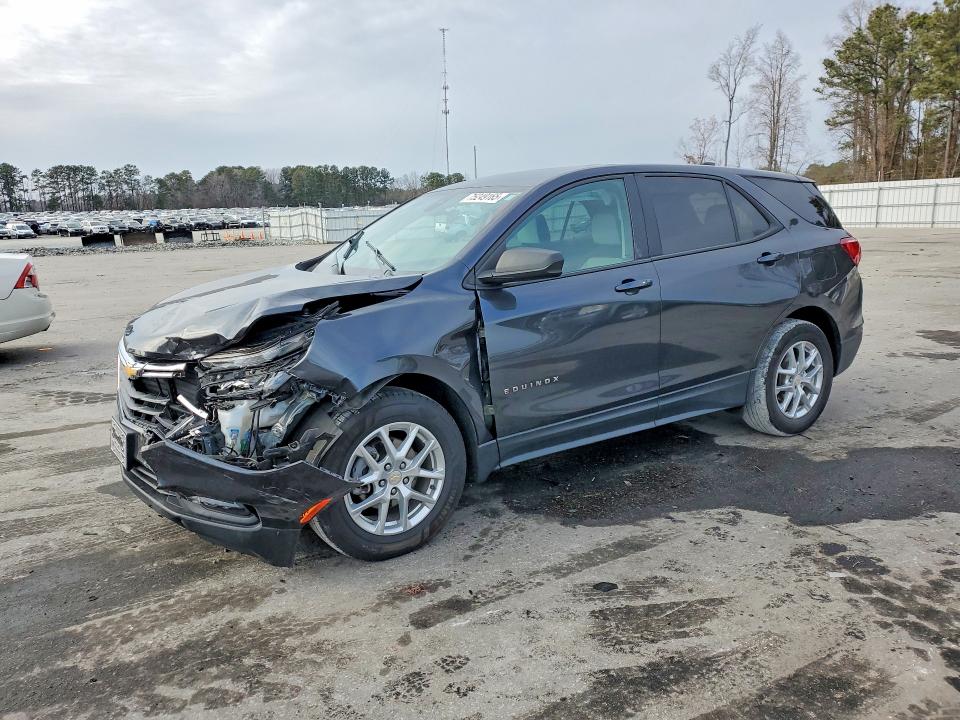 CHEVROLET EQUINOX LS 2022 with VIN 3GNAXHEV0NS166710 - Photo from auction