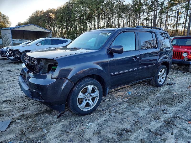 HONDA PILOT EXL 2013 with VIN 5FNYF4H50DB077922 - Photo from auction