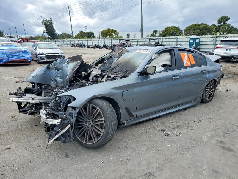 BMW 530E 2018 with VIN WBAJA9C53JB034045 - Photo from auction