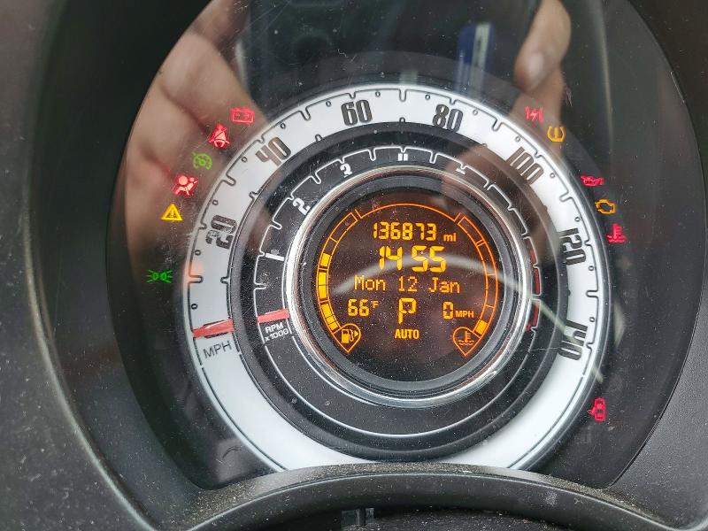 Photo 9 from auction – 2012 FIAT 500 LOUNGE with VIN 3C3CFFCR6CT366579