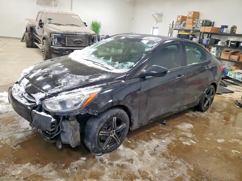 HYUNDAI ACCENT SE 2017 with VIN KMHCT4AE1HU277200 - Photo from auction