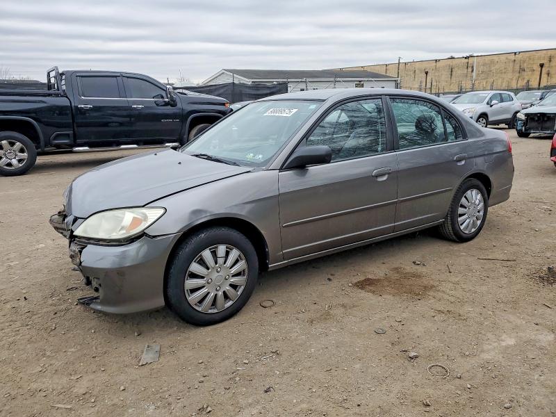 Photo 1 from auction – 2005 HONDA CIVIC LX with VIN 2HGES16565H546427