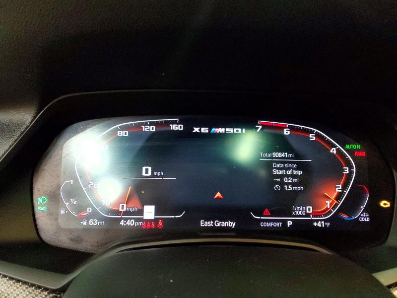 Photo 9 from auction – 2020 BMW X6 M50I with VIN 5UXCY8C09L9B98482