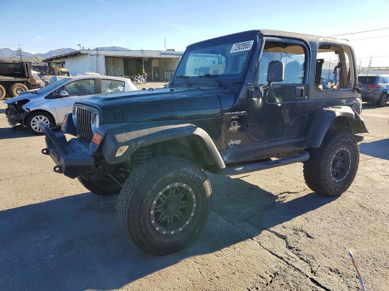 JEEP WRANGLER / 2000 with VIN 1J4FA59S4YP768246 - Photo from auction