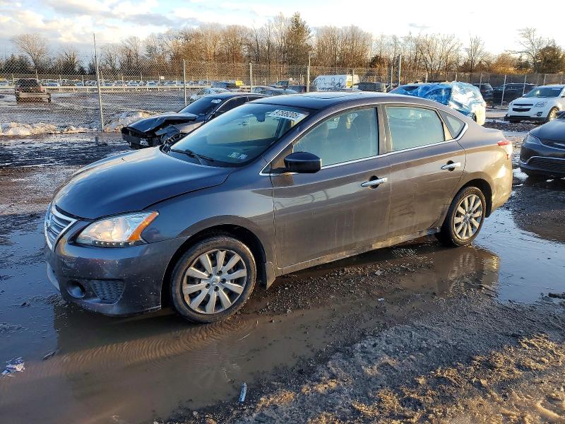 NISSAN SENTRA S 2013 with VIN 3N1AB7AP1DL743555 - Photo from auction