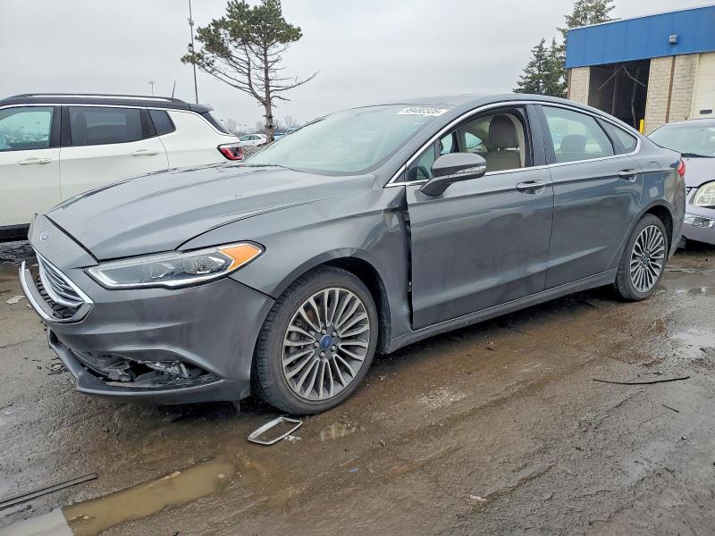 FORD FUSION SE 2017 with VIN 3FA6P0T90HR214276 - Photo from auction