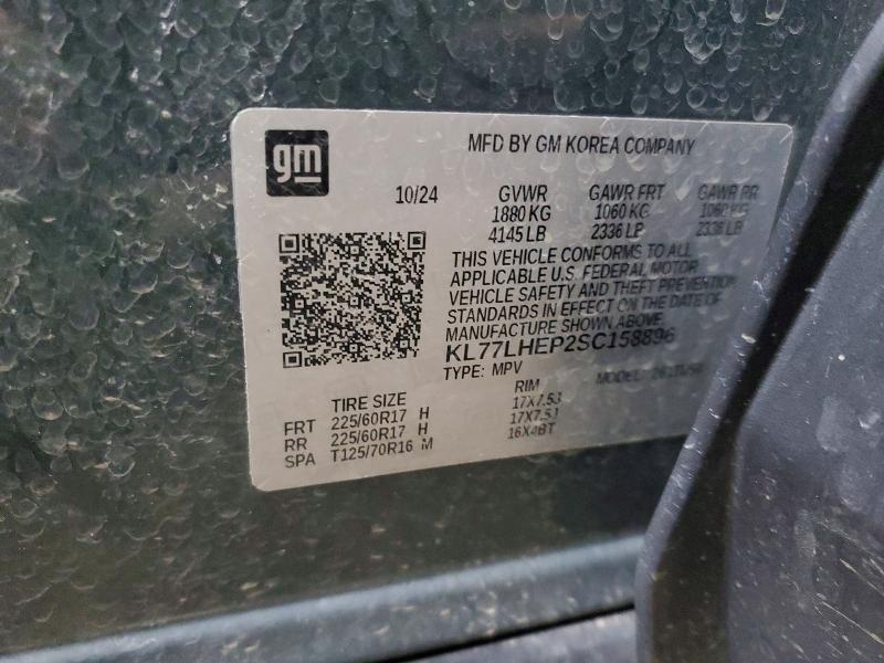 Photo 14 from auction – 2025 CHEVROLET TRAX with VIN KL77LHEP2SC158896
