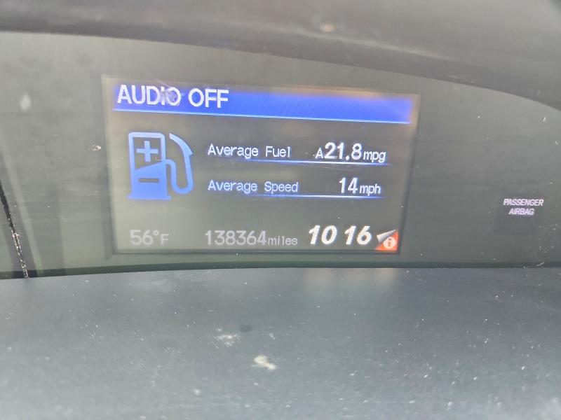 Photo 9 from auction – 2013 HONDA CIVIC LX with VIN 19XFB2F53DE078045