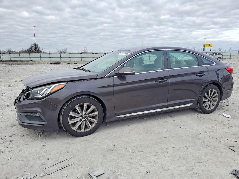 HYUNDAI SONATA SPO 2016 with VIN 5NPE34AF0GH433693 - Photo from auction