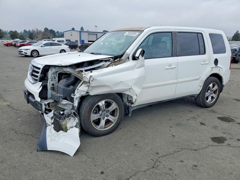 HONDA PILOT 2013 with VIN 5FNYF3H52DB029705 - Photo from auction
