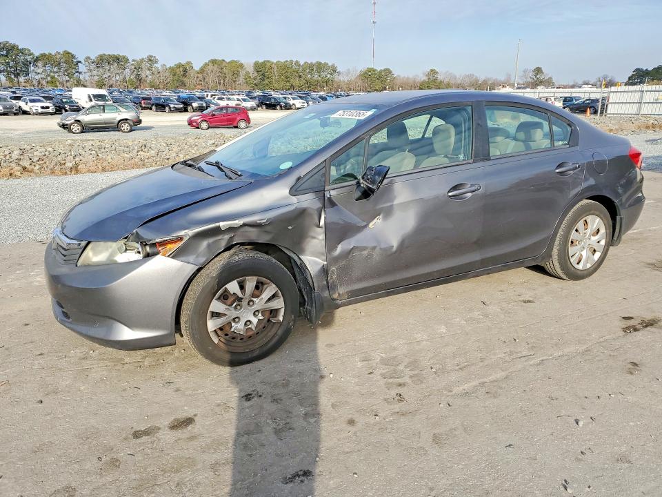 HONDA CIVIC 2012 with VIN 19XFB2F51CE021454 - Photo from auction