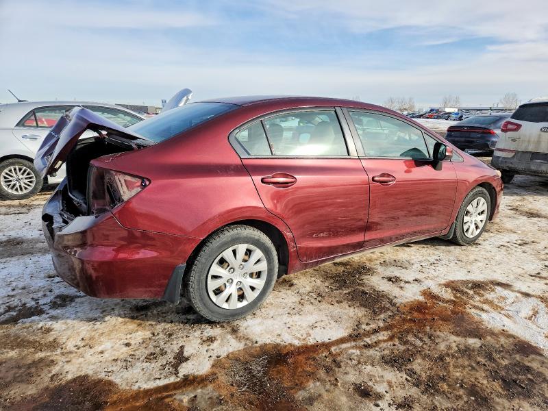 Photo 3 from auction – 2012 HONDA CIVIC LX with VIN 2HGFB2F47CH062152