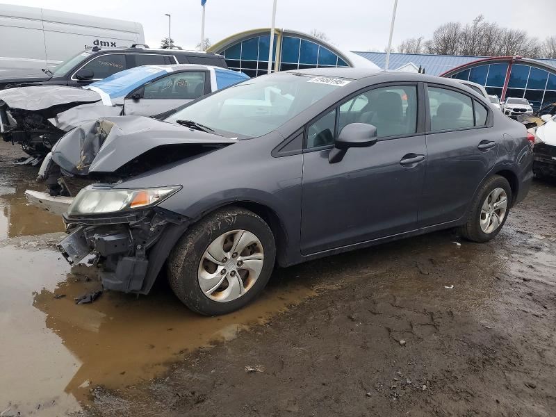 Photo 1 from auction – 2013 HONDA CIVIC LX with VIN 2HGFB2F55DH569772