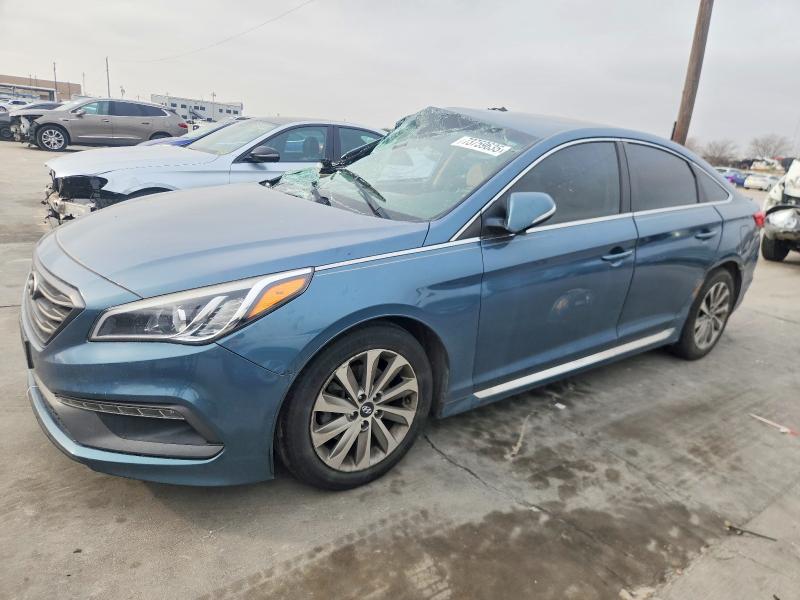 HYUNDAI SONATA 2015 with VIN 5NPE34AF9FH049541 - Photo from auction