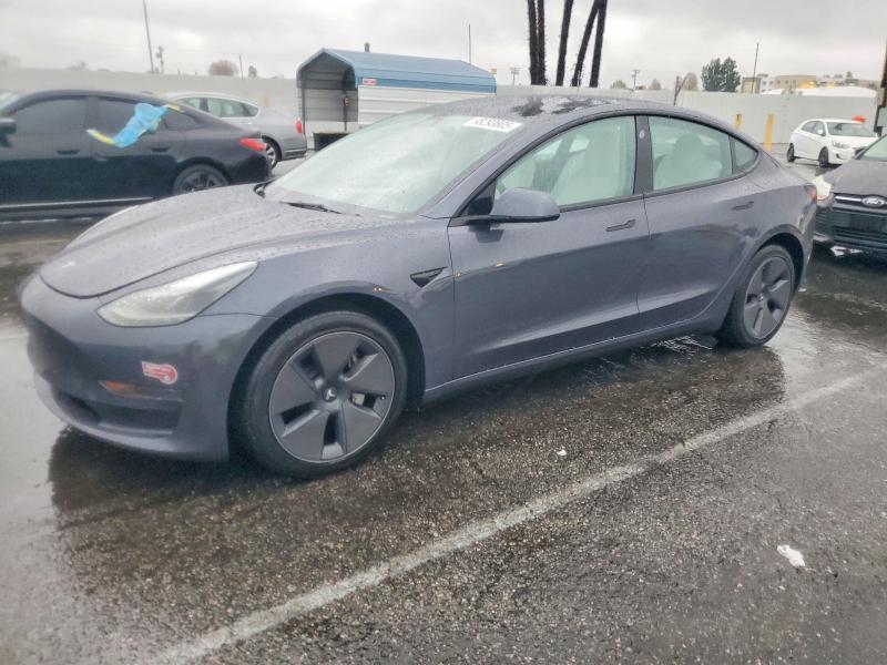 TESLA MODEL 3 2023 with VIN 5YJ3E1EA2PF647677 - Photo from auction
