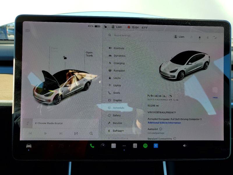 Photo 9 from auction – 2020 TESLA MODEL 3 with VIN 5YJ3E1EA0LF802477