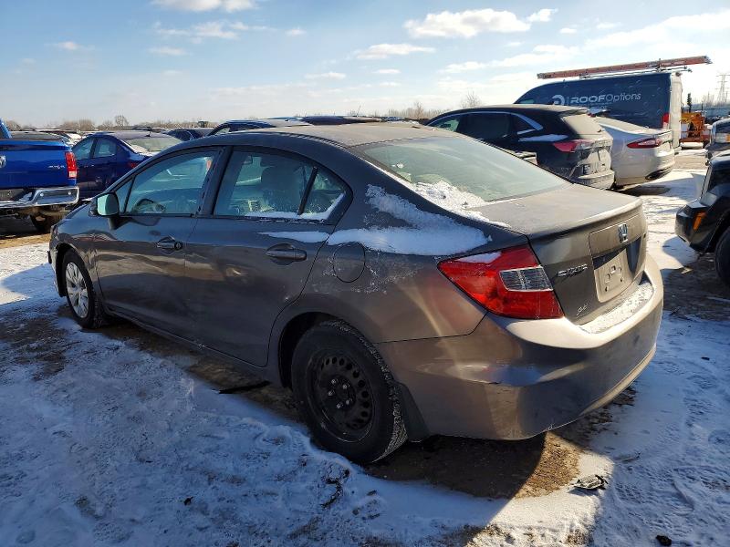 Photo 2 from auction – 2012 HONDA CIVIC LX with VIN 2HGFB2F59CH516524