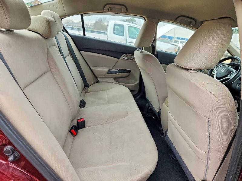 Photo 10 from auction – 2013 HONDA CIVIC LX with VIN 2HGFB2F53DH503978