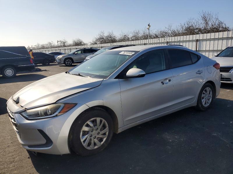 HYUNDAI ELANTRA SE 2017 with VIN KMHD74LF0HU122104 - Photo from auction