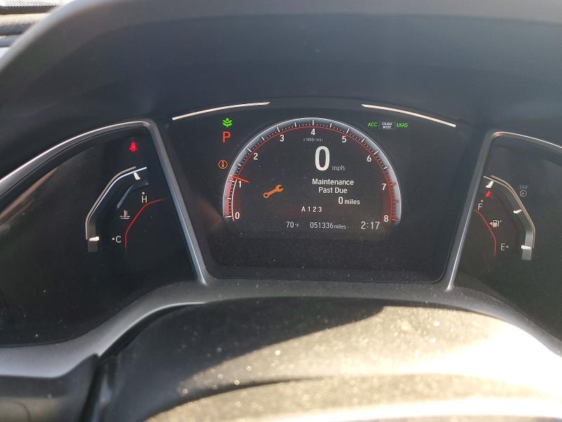 Photo 9 from auction – 2020 HONDA CIVIC with VIN 19XFC2F85LE002588