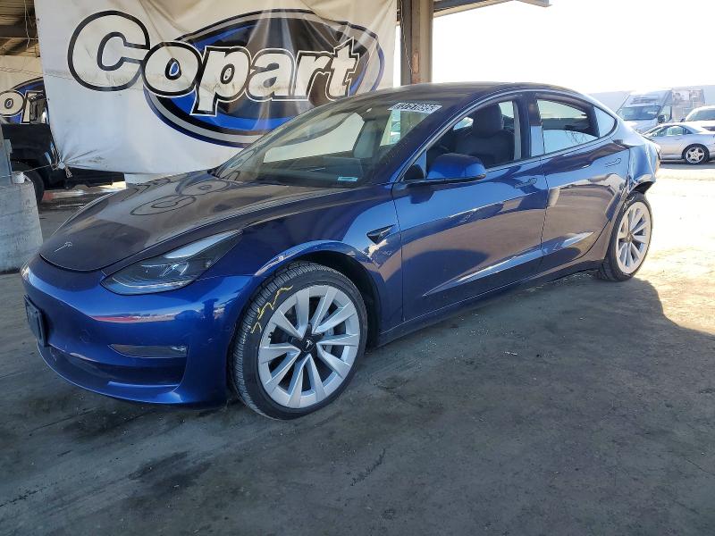 TESLA MODEL 3 2022 with VIN 5YJ3E1EB5NF177747 - Photo from auction