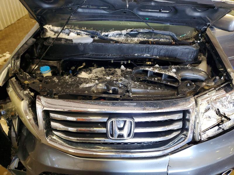 Фото 11 с аукциона – 2012 HONDA PILOT EXL с VIN 5FNYF4H66CB025346