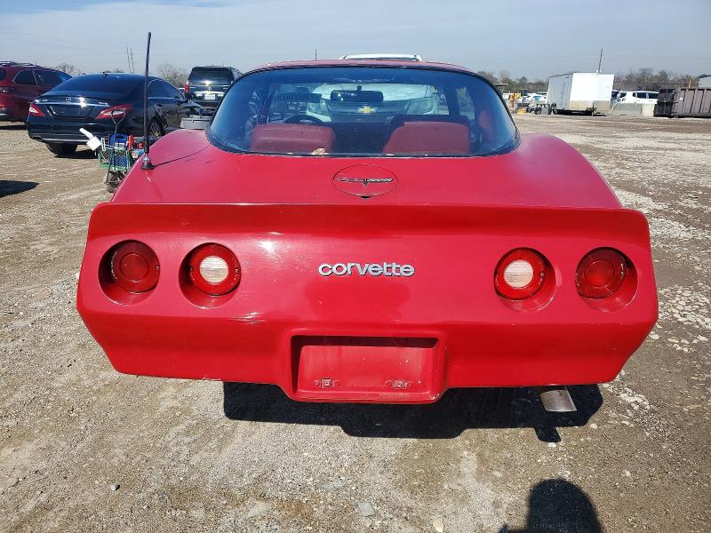 Photo 6 from auction – 1981 CHEVROLET CORVETTE with VIN 1G1AY8760B5105643