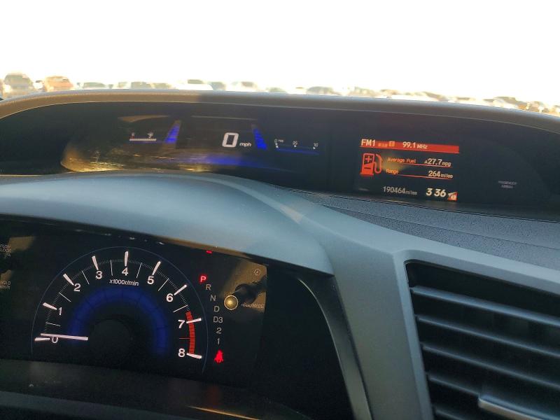 Photo 9 from auction – 2012 HONDA CIVIC LX with VIN 2HGFB2F55CH505102