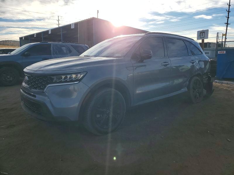 KIA SORENTO 2021 with VIN 5XYRLDLC1MG022102 - Photo from auction