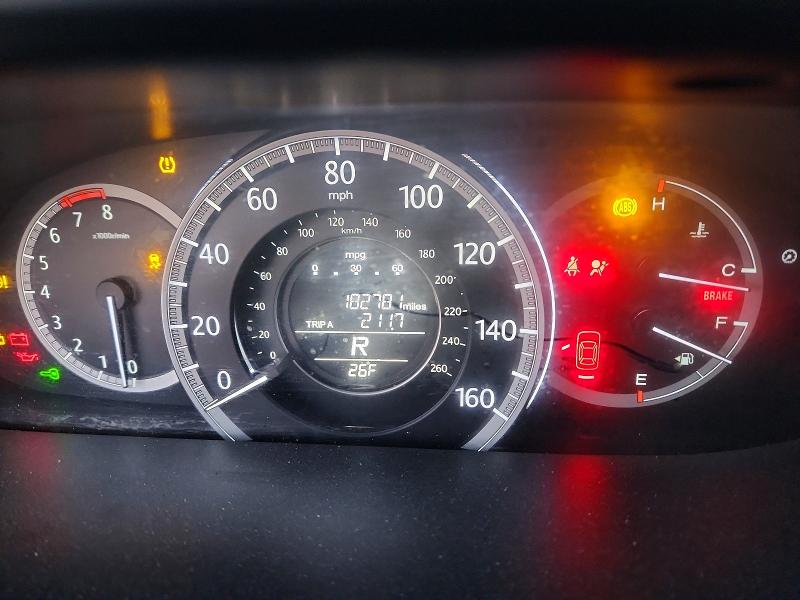 Photo 9 from auction – 2014 HONDA ACCORD with VIN 1HGCR2F3XEA148451