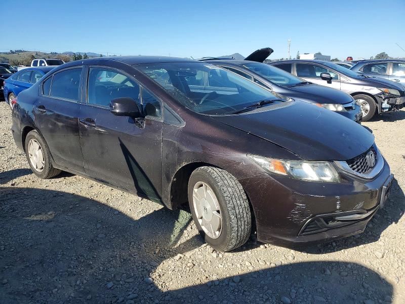 Photo 4 from auction – 2013 HONDA CIVIC HF with VIN 2HGFB2F61DH527396