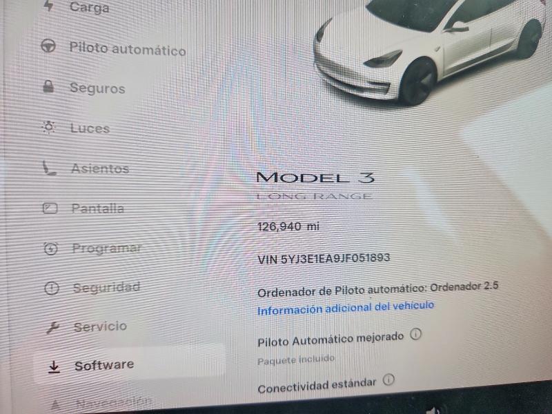 Photo 9 from auction – 2018 TESLA MODEL 3 with VIN 5YJ3E1EA9JF051893