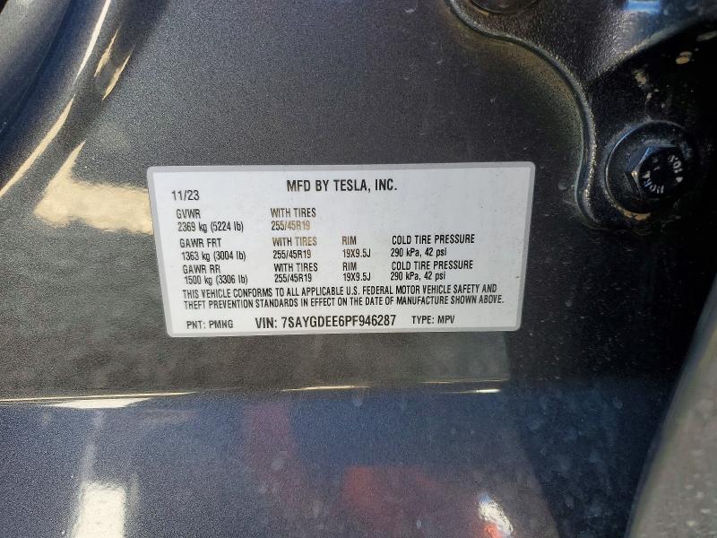 صورة رقم 14 من المزاد - 2023 TESLA MODEL Y مع VIN 7SAYGDEE6PF946287