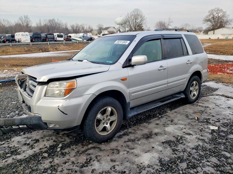 HONDA PILOT 2007 with VIN 2HKYF18687H525854 - Photo from auction