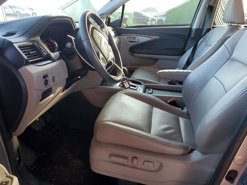 Photo 7 from auction – 2017 HONDA PILOT EXL with VIN 5FNYF6H59HB074485