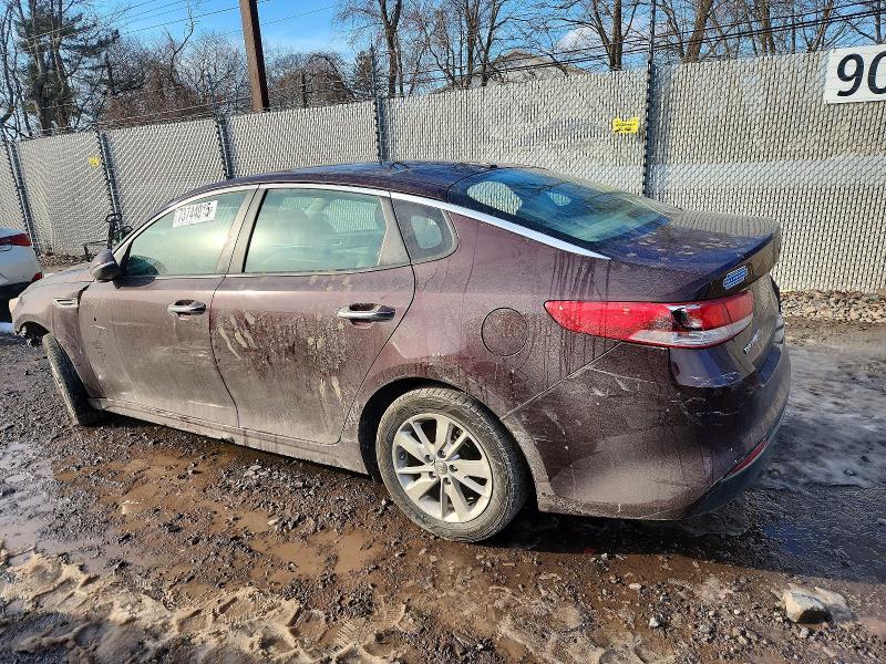 Photo 2 from auction – 2016 KIA OPTIMA with VIN 5XXGT4L34GG022787